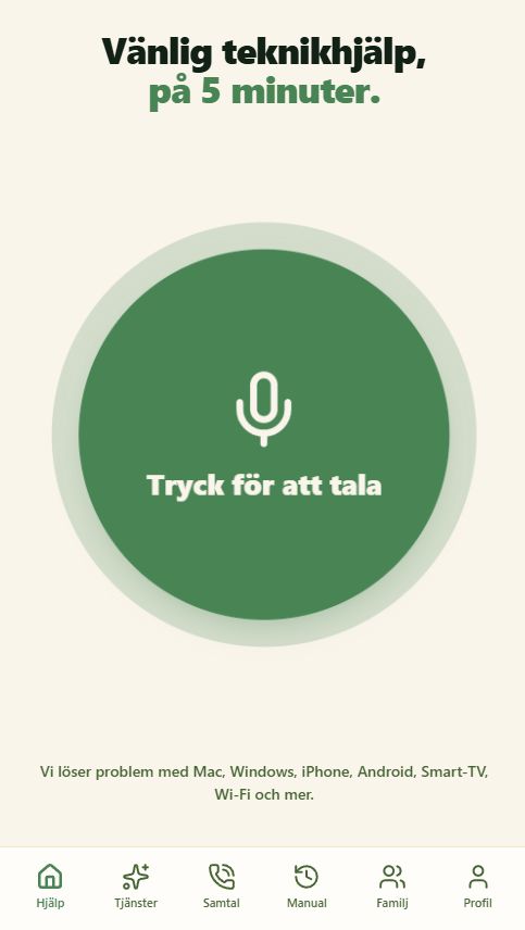 TekDok app — connect seniors with tech mentors via video call